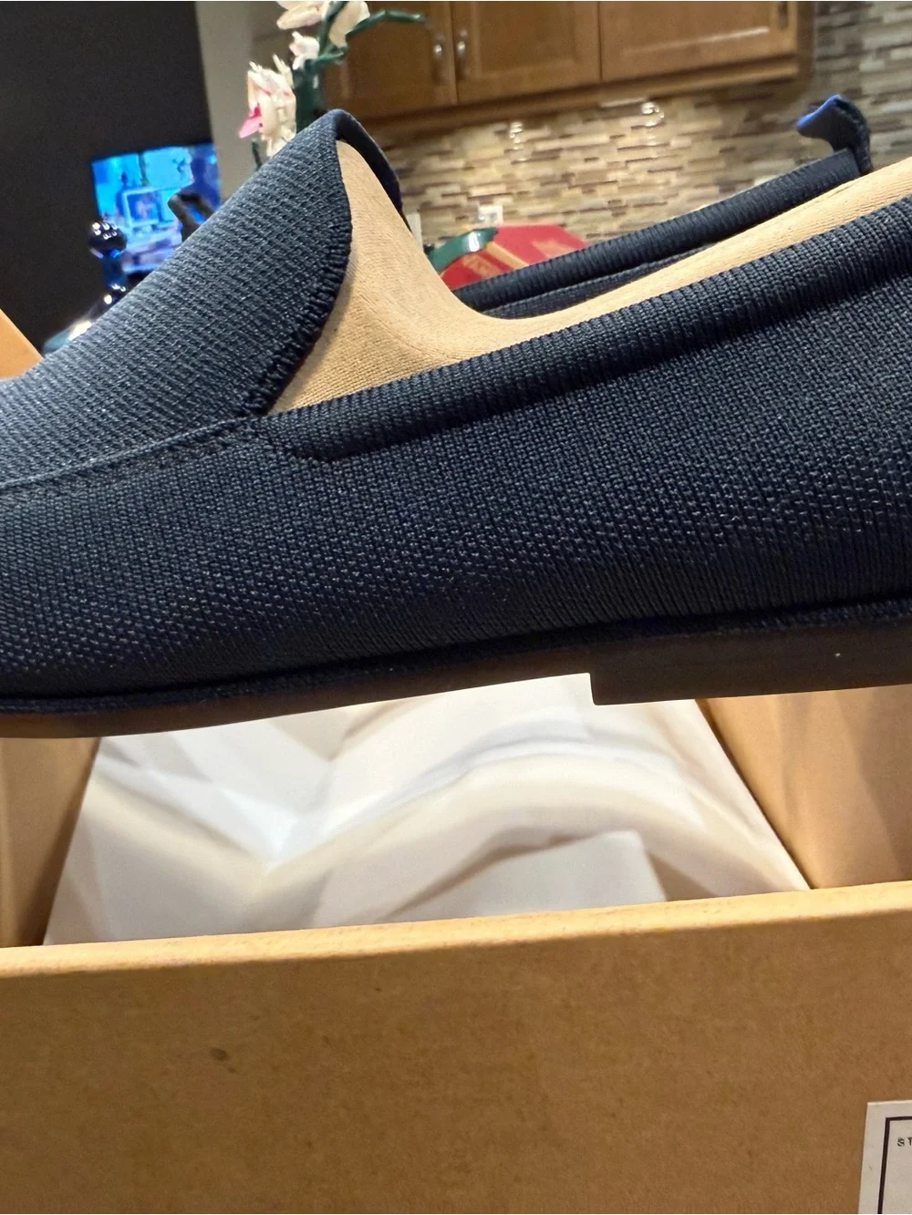 Rothy's Navy Knit Men's Slip-On Loafers